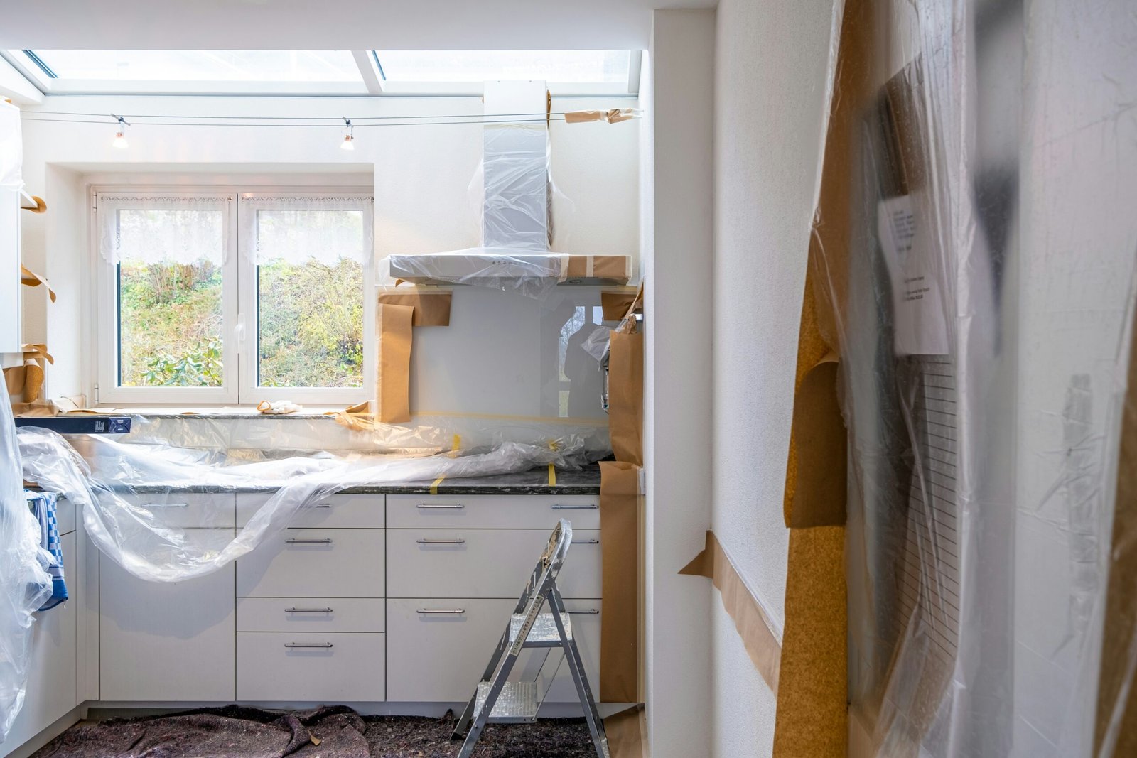 Kitchen undergoing remodeling renovation in a Houston home